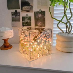 CUBO TULIPANES ARMADO